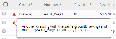 Drawing conflict example